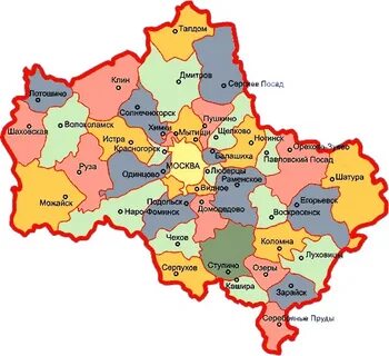 Московская обл границы