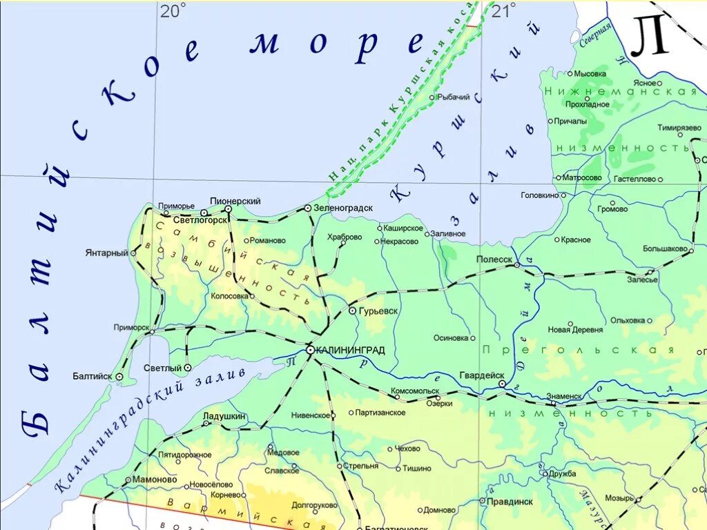калининградская область с городами и поселками подробная. калининградская обл калининградский район карта. карта калининградской области с городами. балтийская коса гданьский залив. карта калининграда и калининградской области границы.