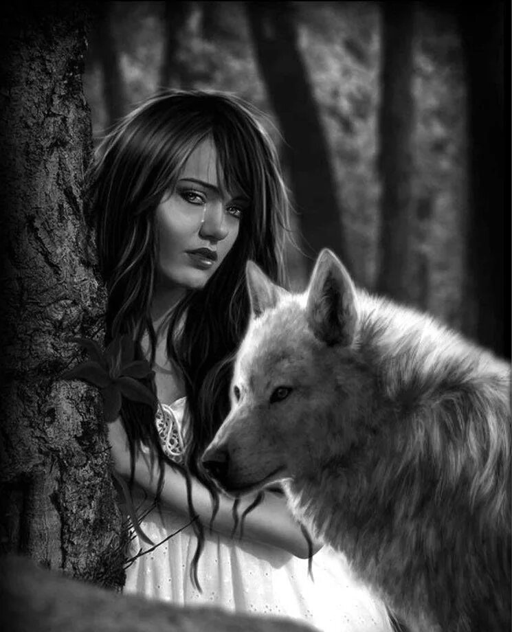Одинокая волчица читать. Девушка с волком. Волчица и девушка. Красивые девушки волчицы. Девочка и волк.
