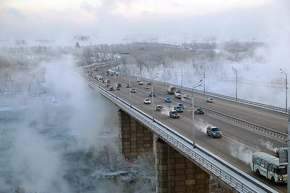 Мороз в Красноярске. Красноярск зимой. Морозный Красноярск. Красноярск Енисей в лютый Мороз.