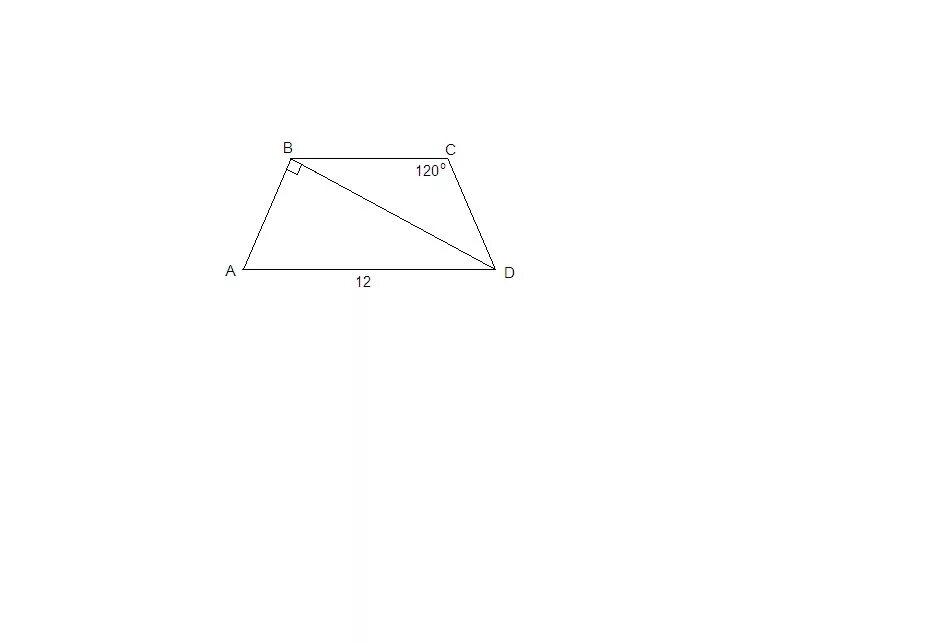 Прямые содержащие боковые стороны трапеции abcd. Диагонали равнобедренной трапеции. Диагональ перпендикулярна боковой стороне. Равнобедренная трапеция АВСД. Диагональ трапеции перпендикулярна боковой стороне.