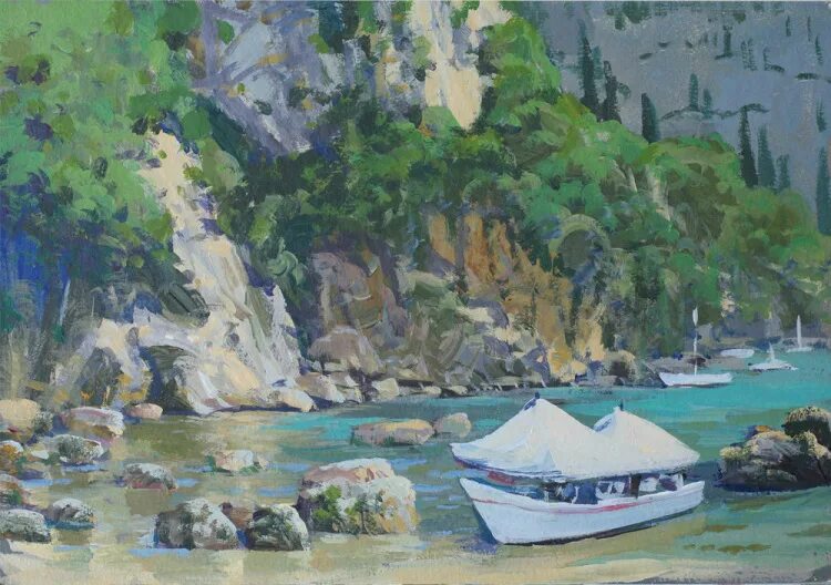 Художник с острова фасоса отец. Корфу художник голубев. корфу в живописи. корфу картина маслом. пейзаж корфу акварель.