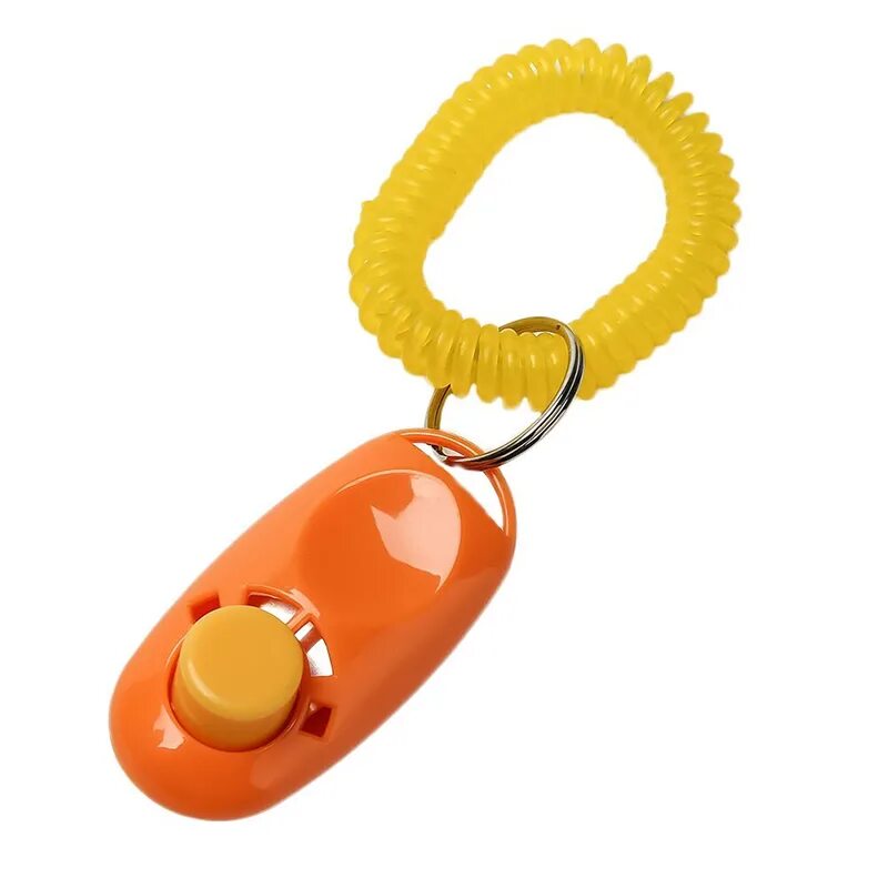 Кликер для собак обучение. Зоотовары звонок для собак кликер для дрессировки. Кликер petstandart с браслетом для собак, оранжевый.