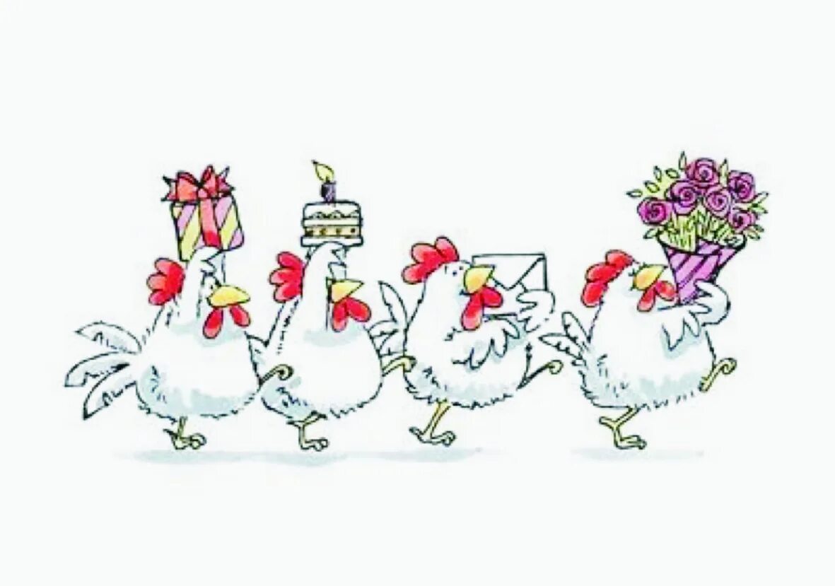 С днем рождения курица. Курица поздравляет с днем рождения. Курица с днем рождения картинка. Куры поздравляют с днем рождения.