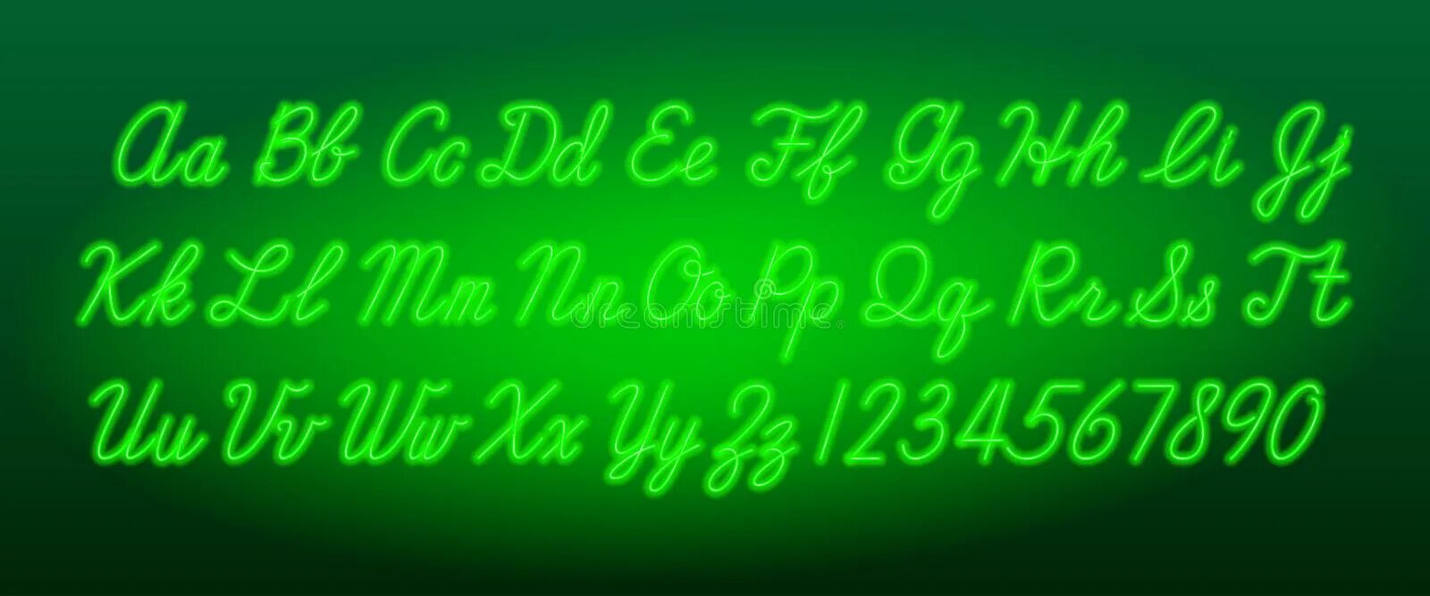 Скрипты букв. Neon script font. Green font. Person Green font. It face Green font.