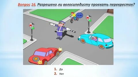 Велосипедист проезд перекрестка