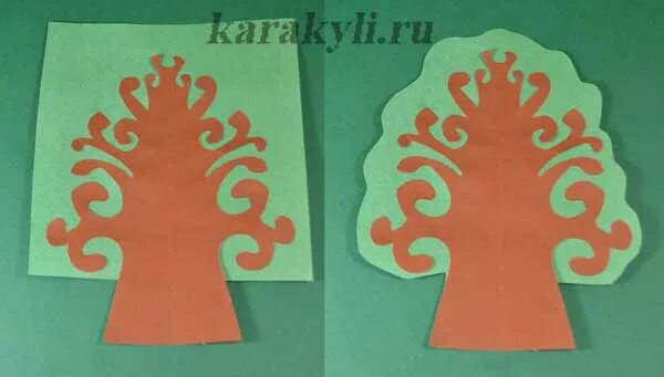 Симметричное вырезание аппликация. Симметричное вырезание деревья. симметричное вырезание из бумаги дерево. симметричные деревья из бумаги. детали деревьев для аппликации.
