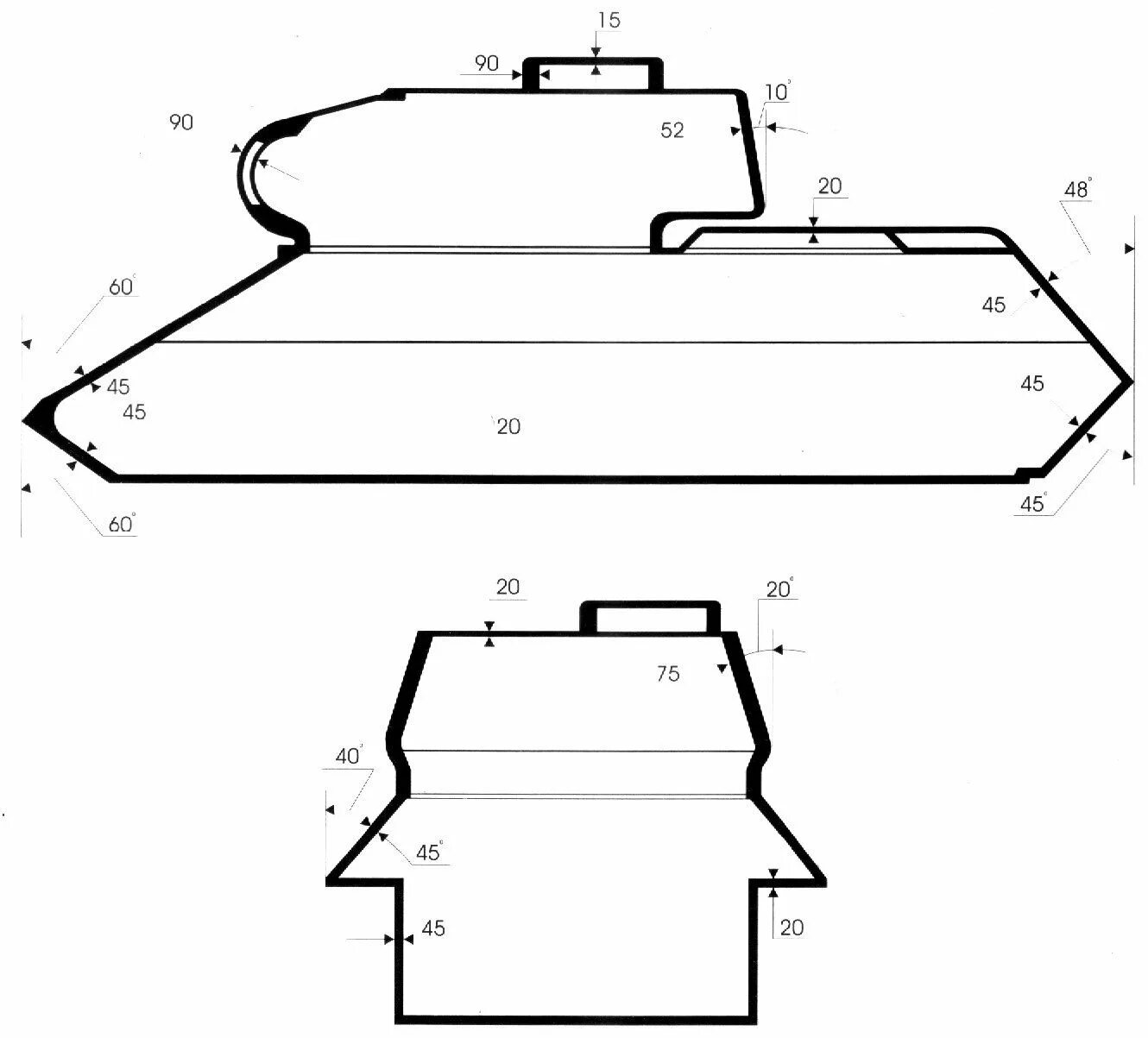 Чертеж т34. Схема бронирования танка т-34-85. т-34 броня схема. чертеж трака т34-85. схема танка т34 корпус.