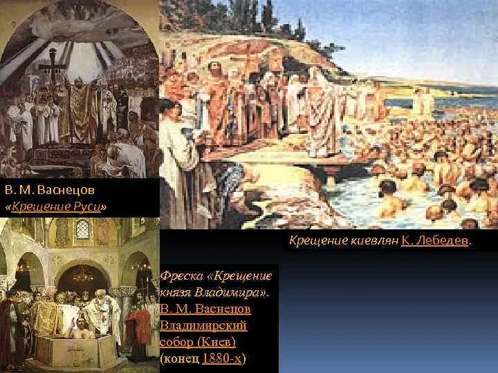 Крещение киевлян картина. Васнецов крещение князя владимира. фреска васнецова крещение князя владимира. крещение киевлян князем владимиром.