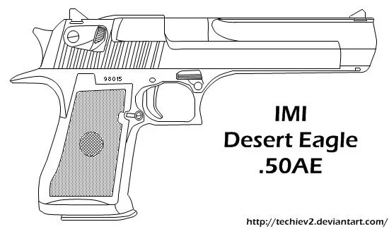 Чертеж дигла. Чертёж пистолета Desert Eagle. Desert Eagle 50 AE чертеж. Desert Eagle .50 чертеж. Desert Eagle чертеж с размерами.