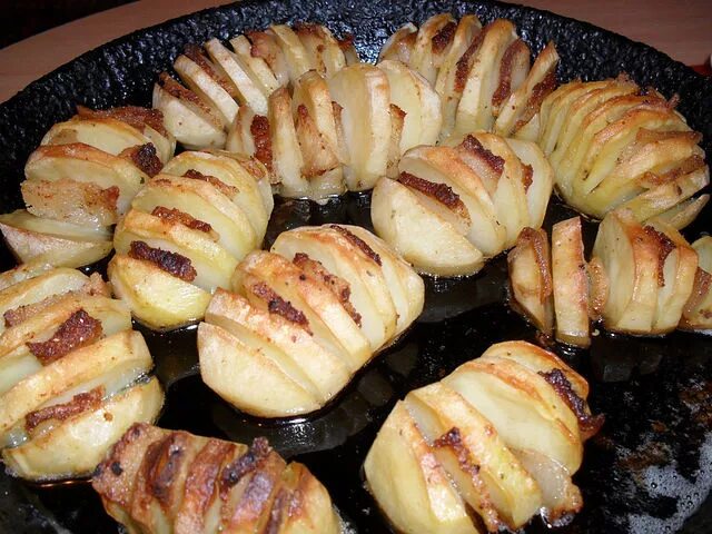 Картошка с салом в духовке рецепт
