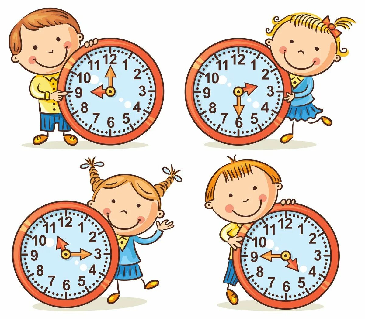 Часы распорядок дня для детей. Часы рисунок для детей. Часы режим дня школьника. Режим дня часы.