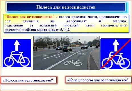 Перечислите основные обязанности велосипедиста