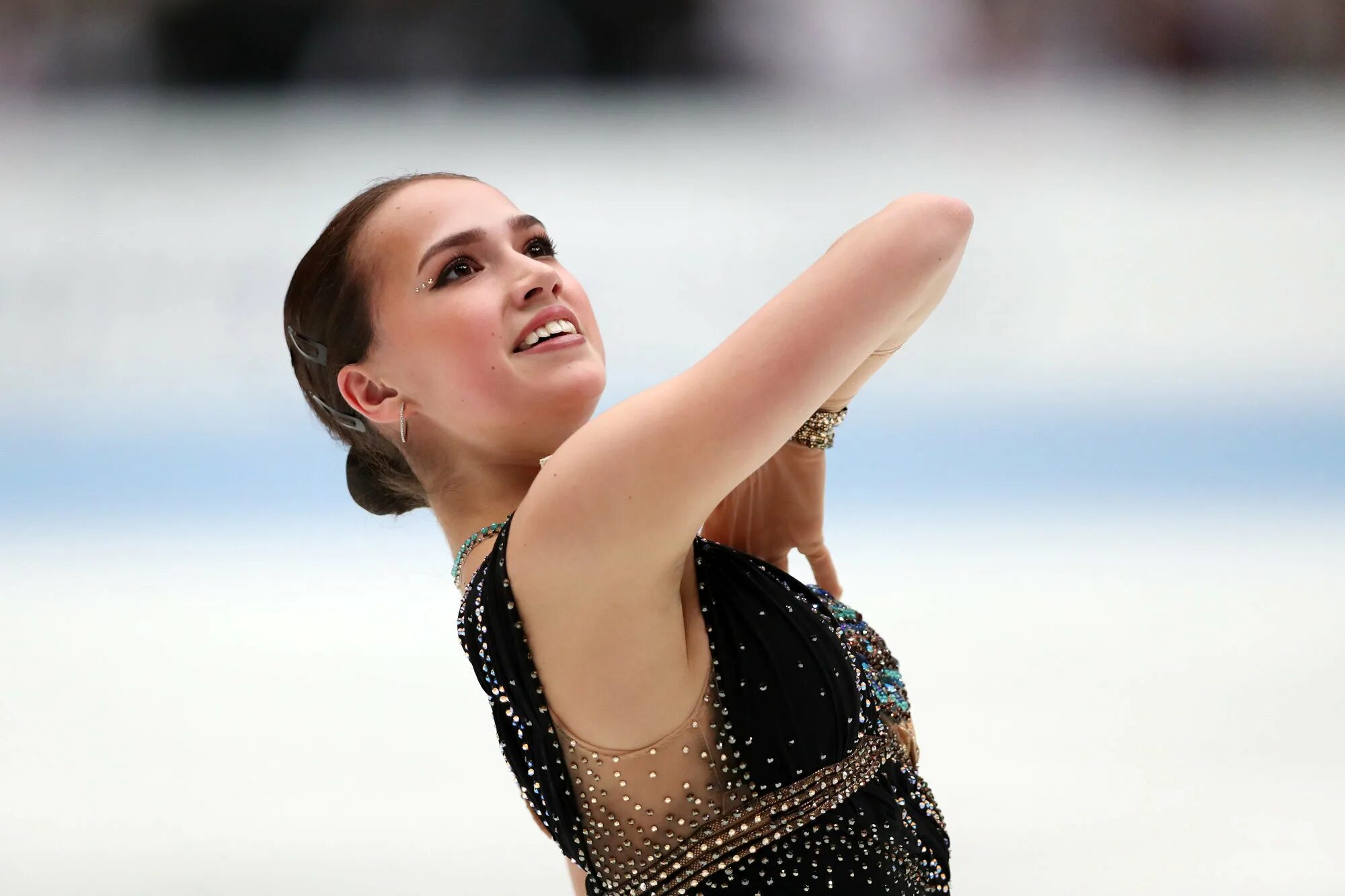 Figuristka Alina Zagitova.