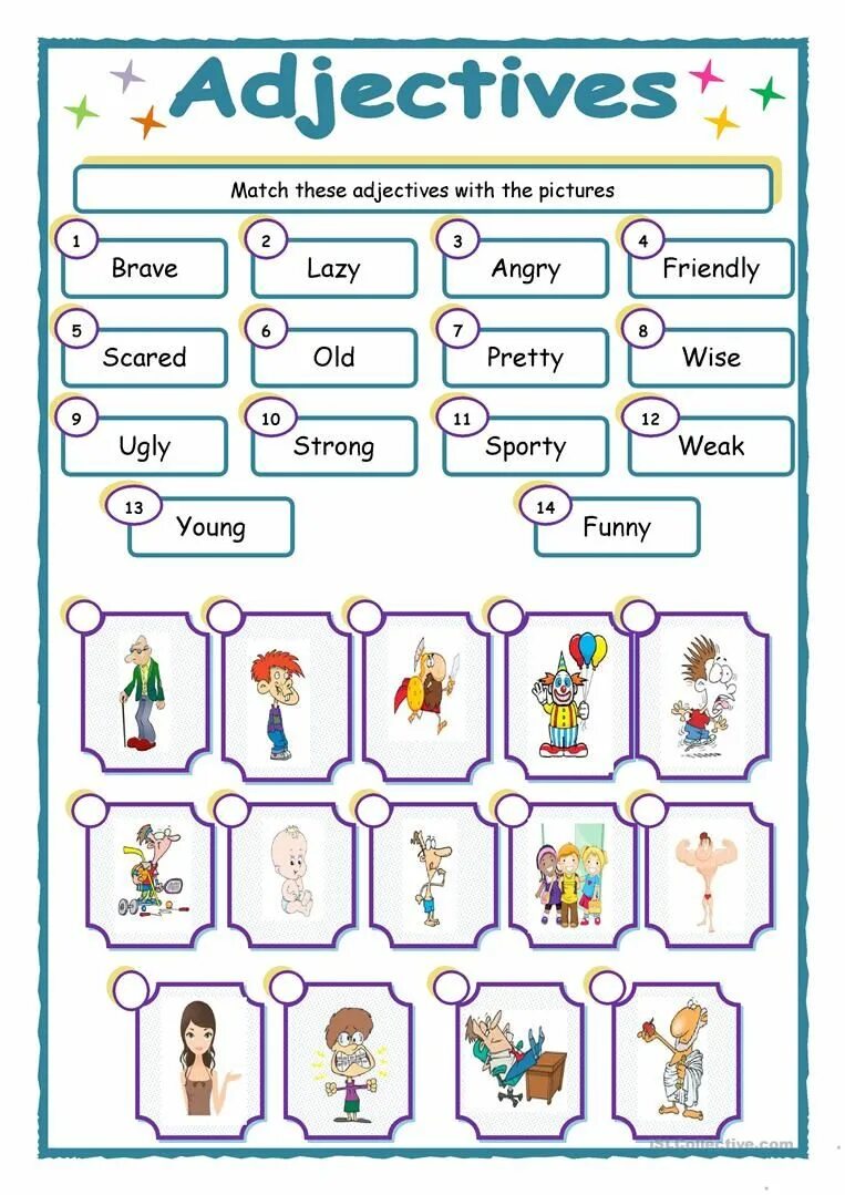 Task kinds. Прилагательные Worksheets. Adjectives английский Worksheet. Adjectives in English for Kids. English adjectives for Kids.