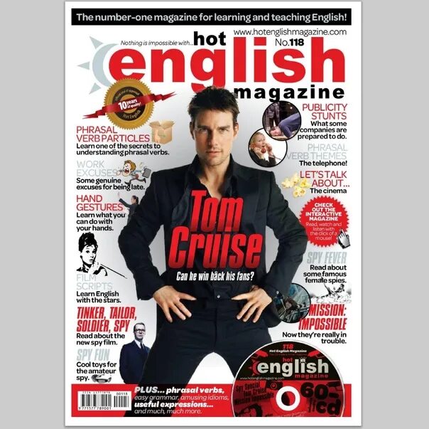 Английские журналы. Спортивный журнал. Hot English Magazine. Журналы на английском языке.