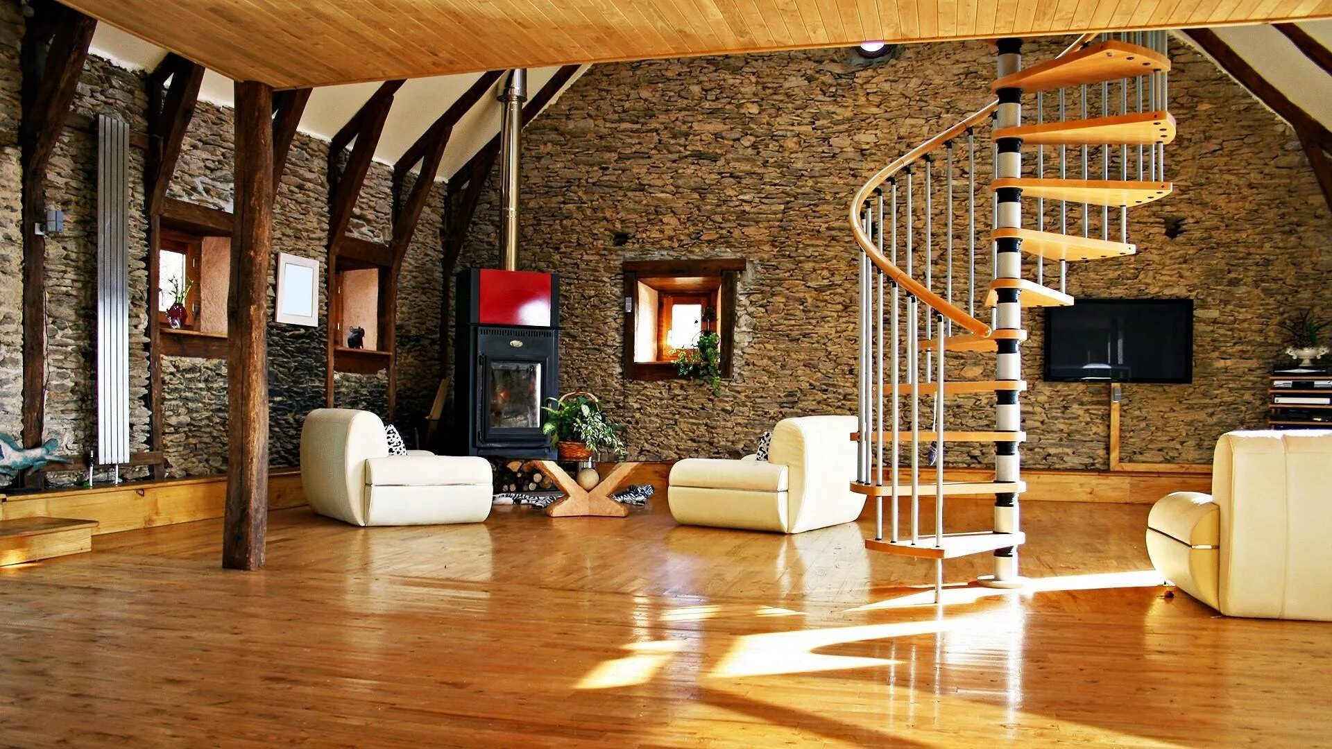 Отделка помещений деревом. Реечные 3d-панели dekotech wood d375pr. Кирпичная стена в спальне. Отделка внутренних стен дачного домика. Отделка комнаты декоративным кирпичом.