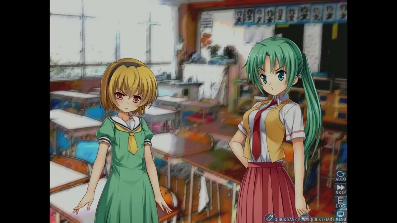 When they open a new. Хигураши игра. Higurashi when they Cry Hou. Higurashi when they Cry визуальная новелла. Коидзуми Хигураши.