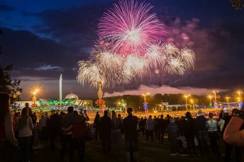 Новогодний салют в минске