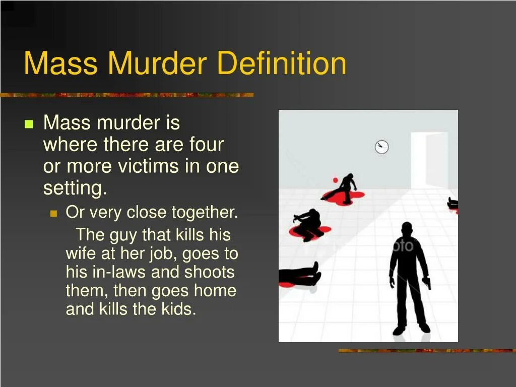Mass murder. Mass murder