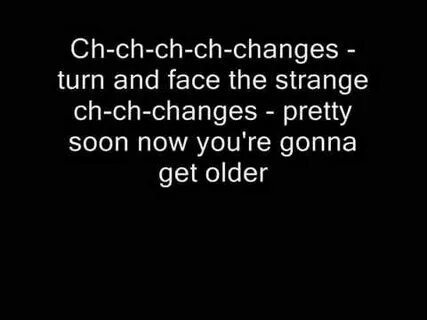 Changes lyrics