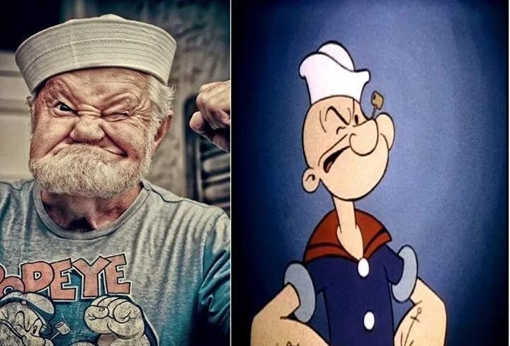 папай моряк реальный персонаж. моряк папай мультик. фрэнк фигль. дед папай. дед папай.