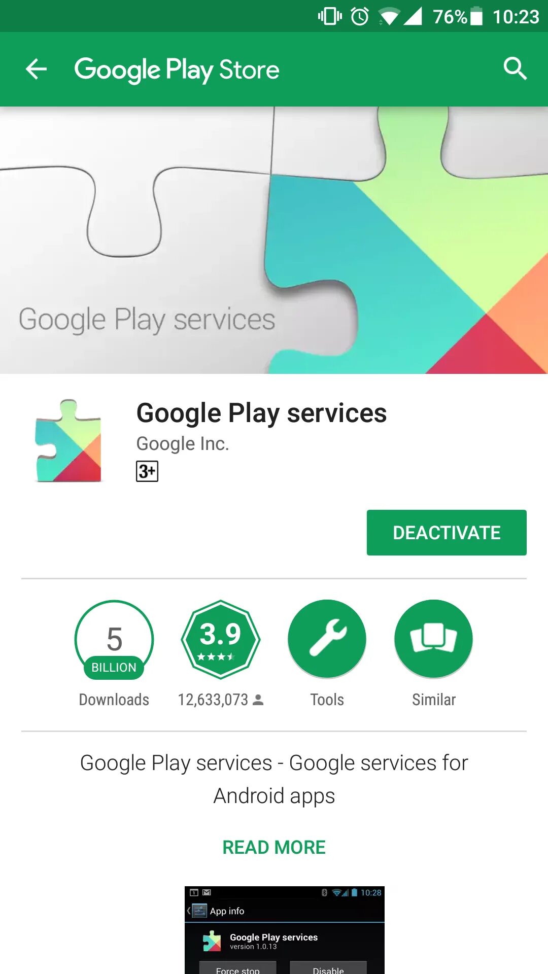 Google services s