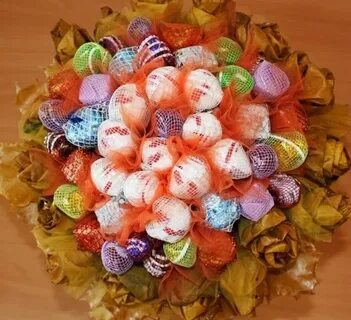 Сделать сладкий букет своими руками пошагово