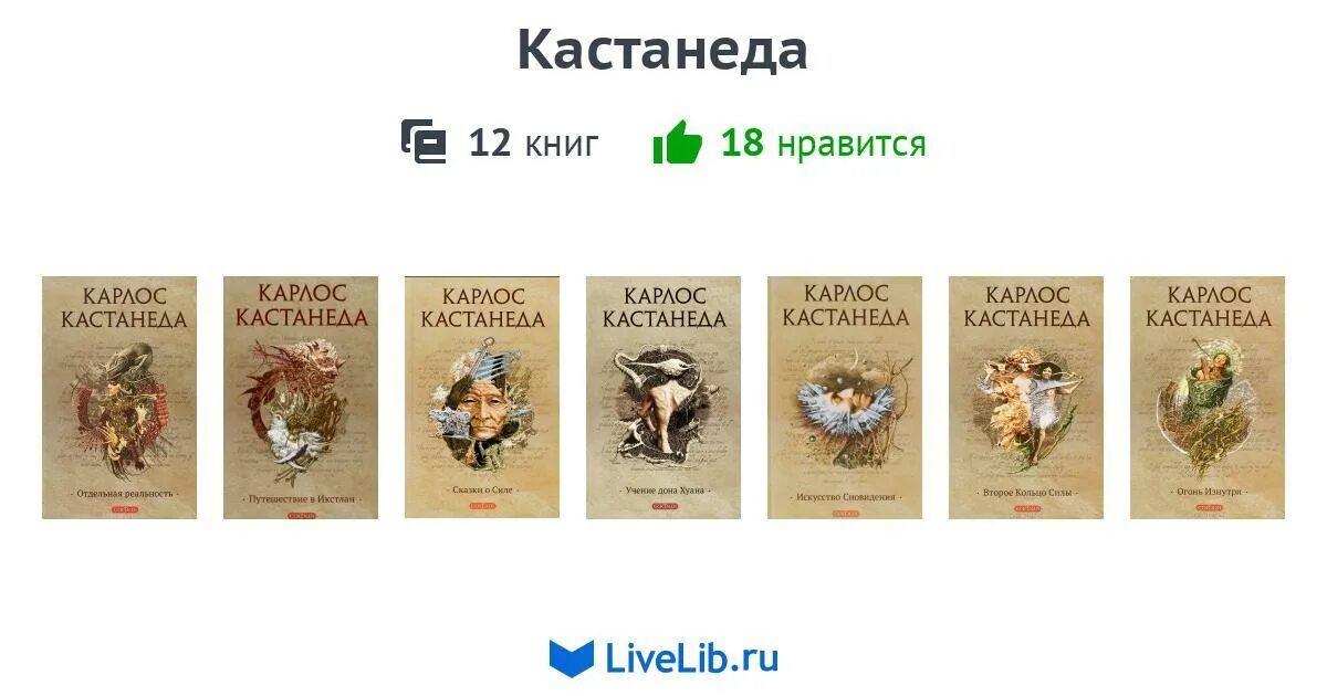 Кастанеда книги по порядку