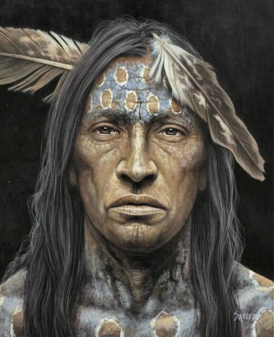 Злой индеец. Кирби Сеттлер индеец. Индейцы картины Kirby Sattler. Кирби Сэттлер картина индеец. Шаманы индейцев Северной Америки.