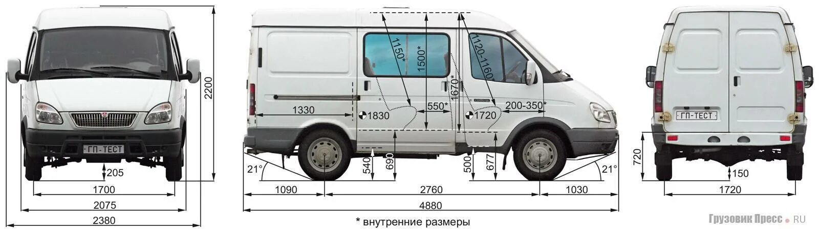 Газ 2705 технические. Цельнометаллический фургон Соболь 2752 габариты. Габариты ГАЗ 2217 Баргузин. Габариты кузова Соболь 2752. ГАЗ 2217 габариты.