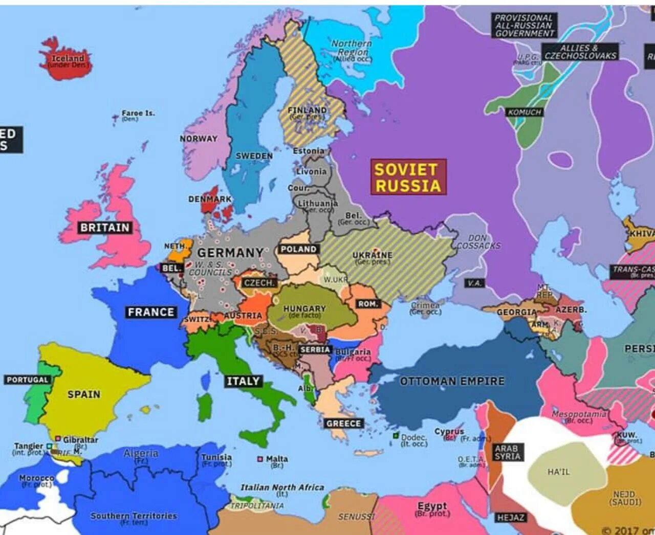 Европа отечеств. Карта Европы 1918 года политическая. Карта Европы 1917 года политическая. Политическая карта Европы до 1917 года. Карта Европы в 1918 году на русском.