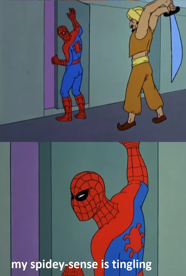 Spider man 1967. Человек паук мемы. Спайдермен Мем. Человек паук 1967 мемы. Мем пауки показывают друг