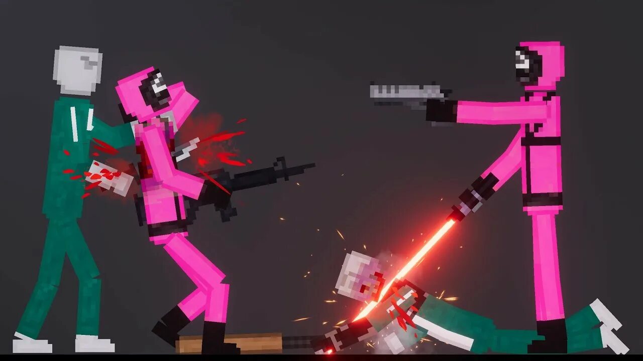 Стим пипл плейграунд моды. Мелон плейграунд игра в кальмара. People playground squid game. Мод игра кальмара для мелона плейграунд. People playground mods squid game.