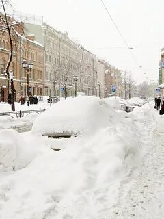 После снежной