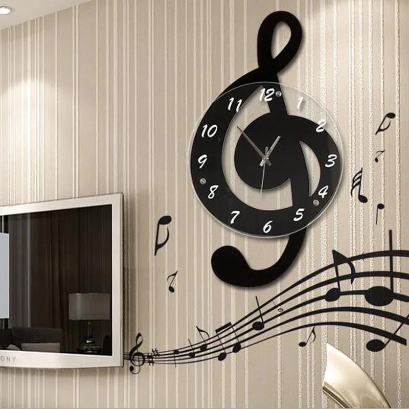 Включи музыкальные часы. Часы настенные. Креативные часы. Необычные часы на стену. Дизайнерские часы.