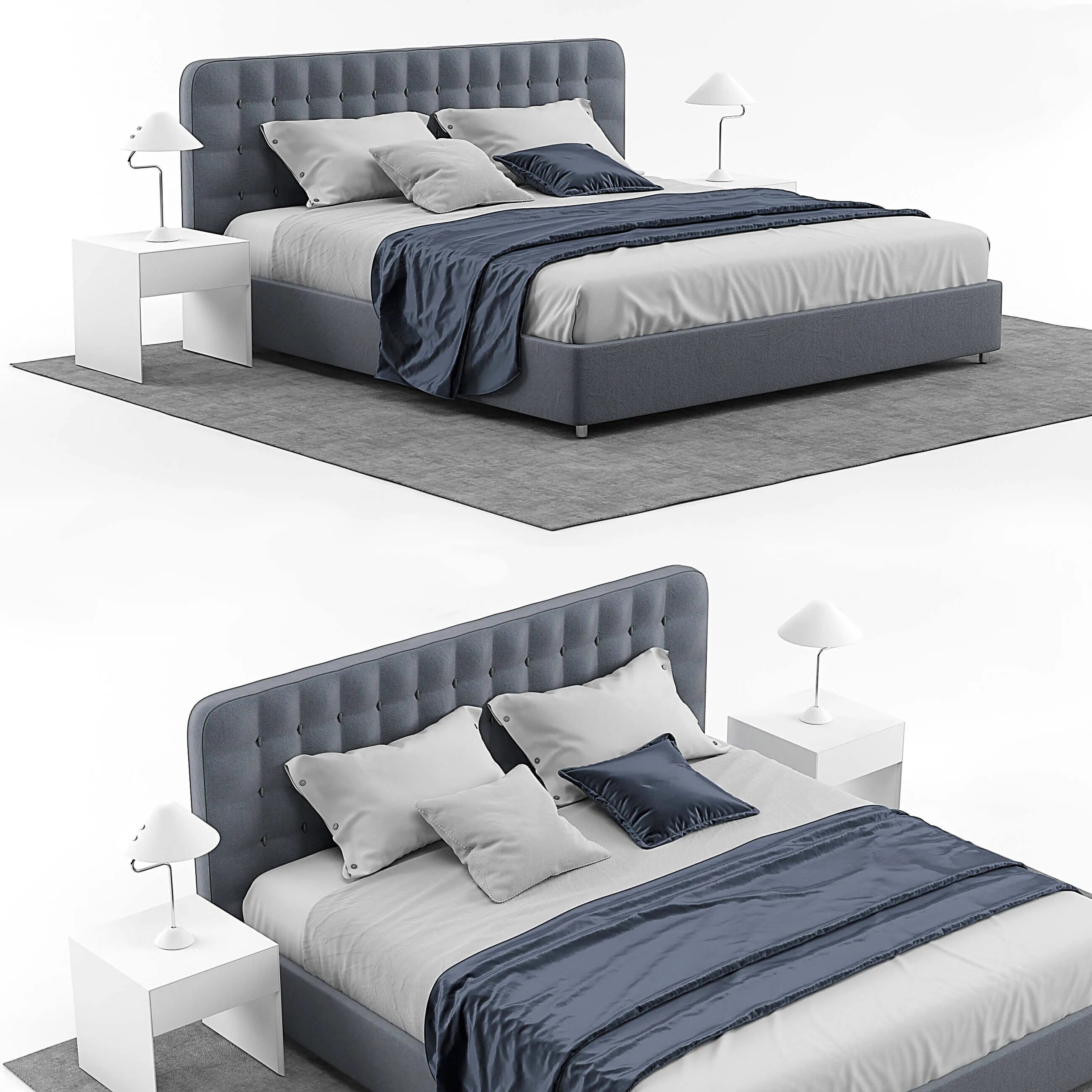 Лоу поли кровать. Двуспальная кровать 3d модель step. 3ds max кровать. Bed model. 3ддд кровать.
