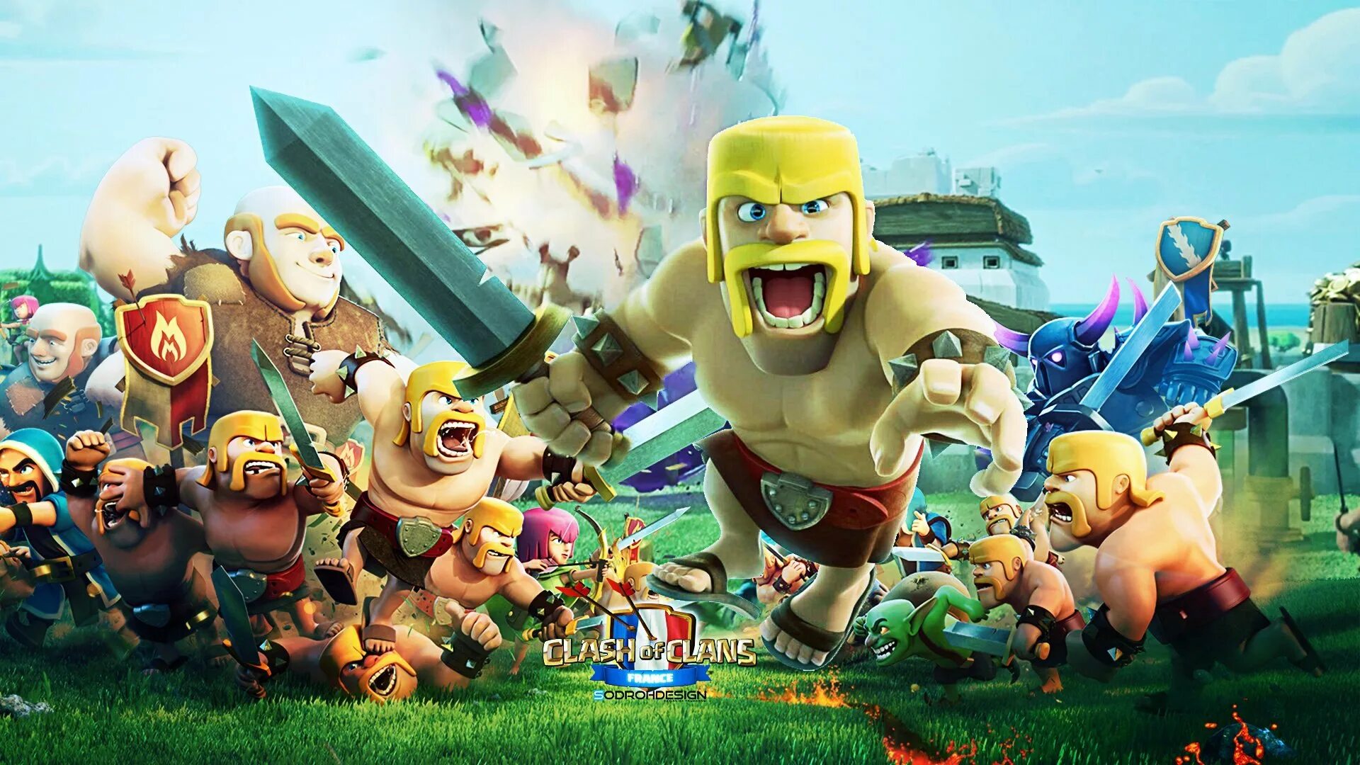 Clash of clans supercell. Игра clash. Королева лучниц clash royale 18. Клэш оф кланс. Варвары клеш рояль.