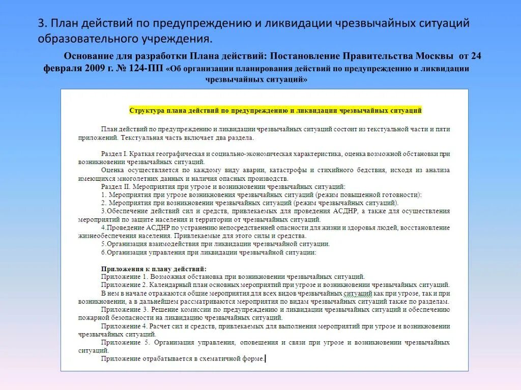 План ликвидации ЧС В организации. План действий в чрезвычайных ситуациях. План по предупреждению и ликвидации чрезвычайных ситуаций. Планы действий в аварийных и чрезвычайных ситуациях на предприятии. План мероприятий по ликвидации чрезвычайных ситуаций