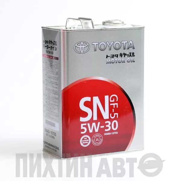 Sn gf 6a. Toyota 5w30 4л. 5w30 gf5 Toyota. Toyota SN 5w-30. Toyota Motor Oil SN gf-5 5w-30.