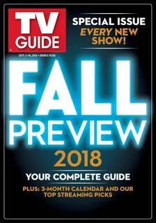 magzter, TV Guide Magazine-September 3-16, 2018 - Double Issue, TV Guide Ma...