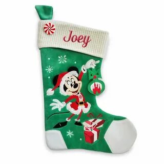 Ready to Ship Disney Inspired Mickey Minnie Mouse Christmas Stocking Any Fabric 