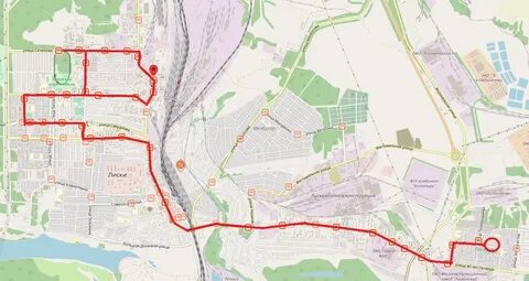 Карта улица транспортная