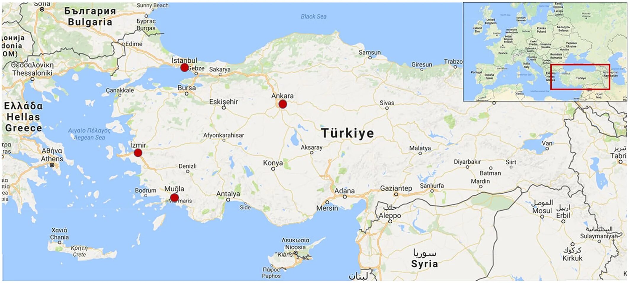 Лучшие карты турции. Город Бэтмен Турция далеко находится от Анталии.