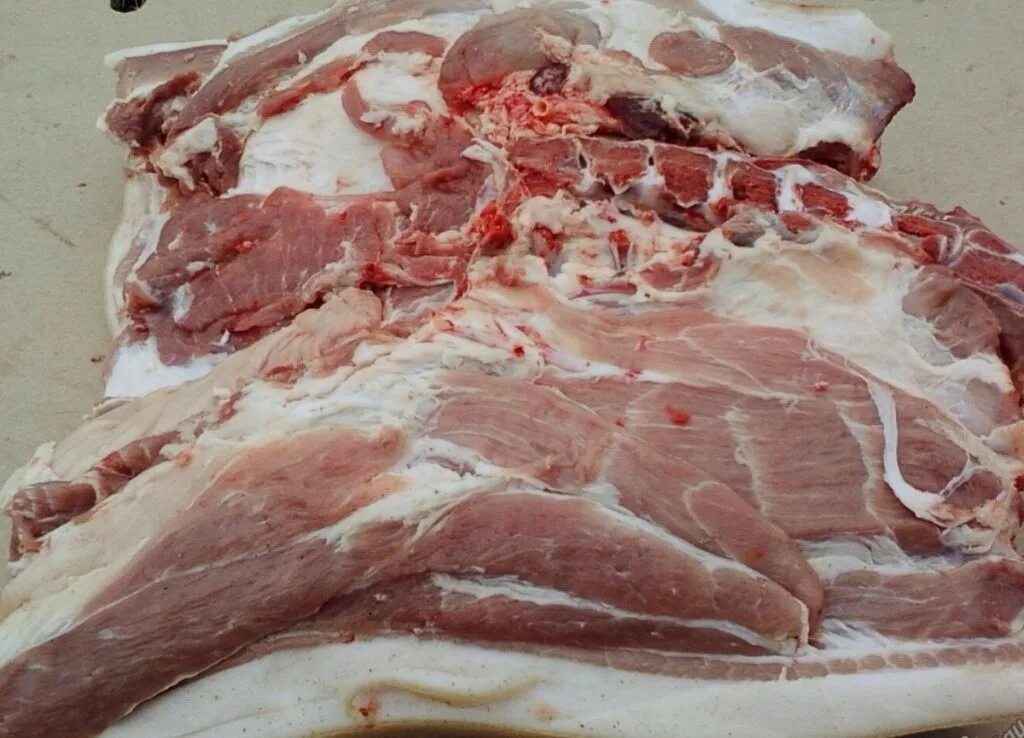 Мясо свиное жирное. Свинина.