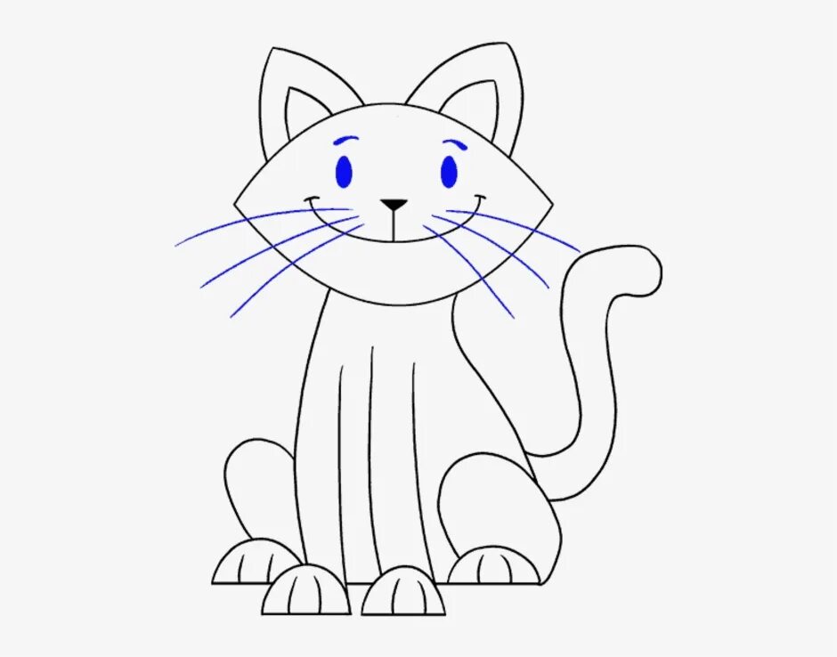 Рисование кошечку. Рисование кошки. Кошка рисунок. Детские картинки для срисовки. Кошка рисунок для детей.