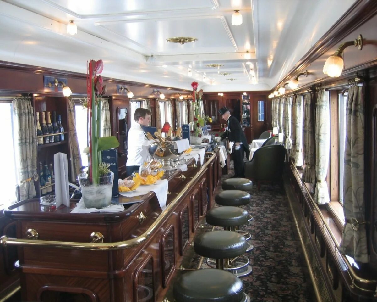 Восточный экспресс Венеция-Симплон. Вагон “Orient Express”. Venice Simplon-Orient Express (Европа). The Orient Express ("Восточный экспресс").