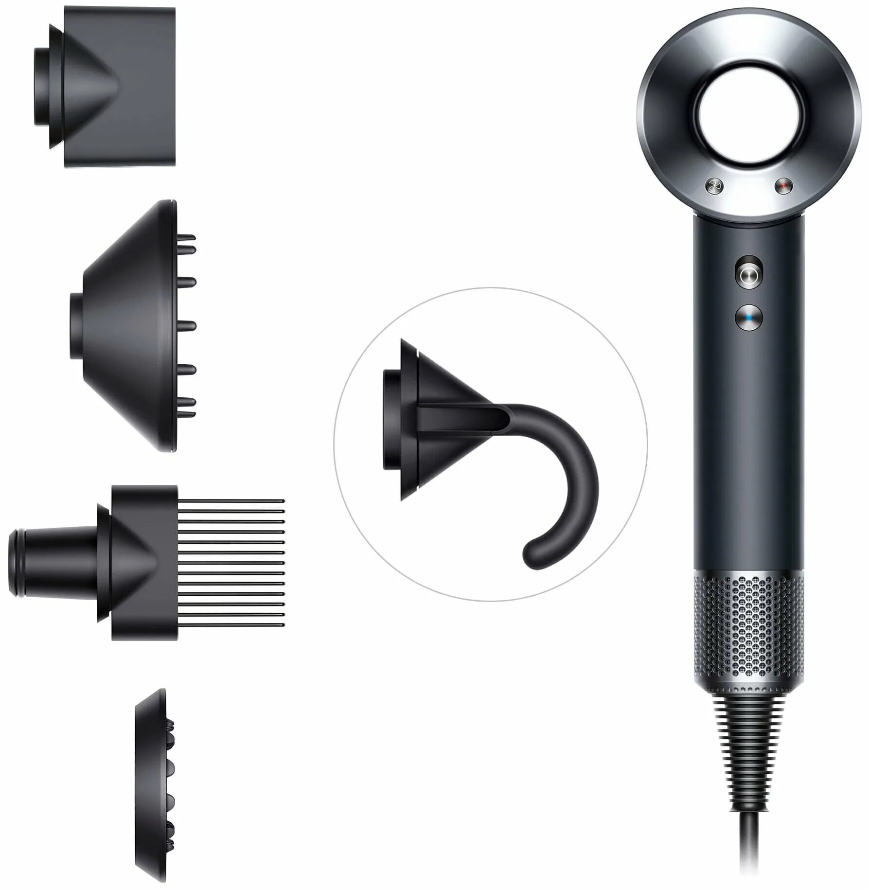 Фен дайсон отзывы покупателей. Фен Dyson Supersonic hd07. Фен Dyson Supersonic насадки. Dyson Supersonic hd07 Gift Edition. Фен Dyson Supersonic hd03 (черный/серебристый.