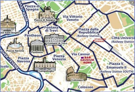 Via map