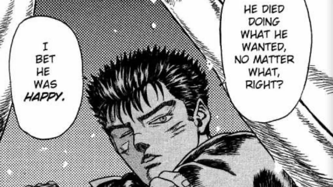 He was glad. Кэнтаро Миура. Kentaro Miura Rip. Кэнтаро Миура Rip Берсерк. Кэнтаро Миура интервью.
